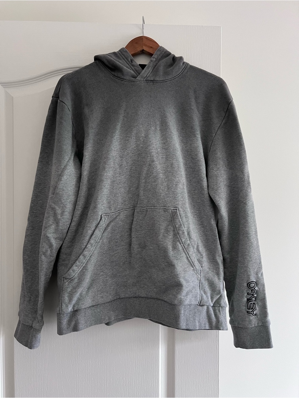 Oakley Gray Hooded Pullover Sweatshirt